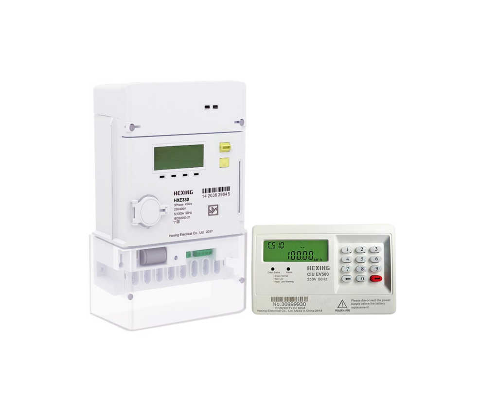 HXE330 Prepaid Electricity Meter + CIU