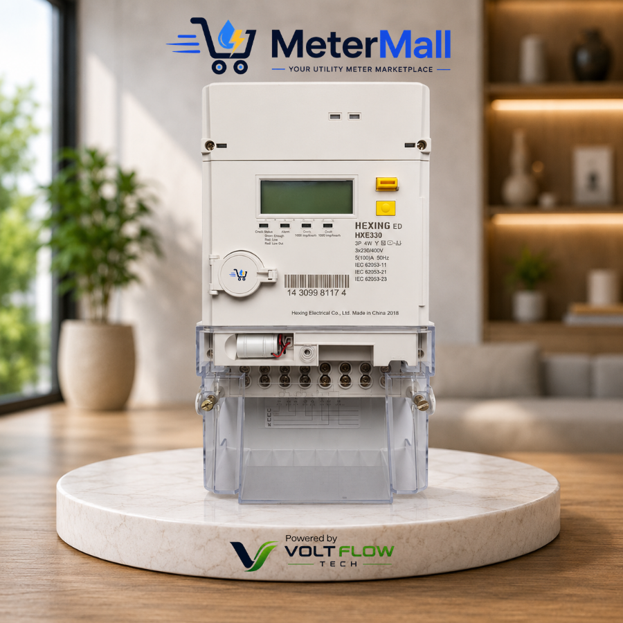 HXE330 Prepaid Electricity Meter + CIU