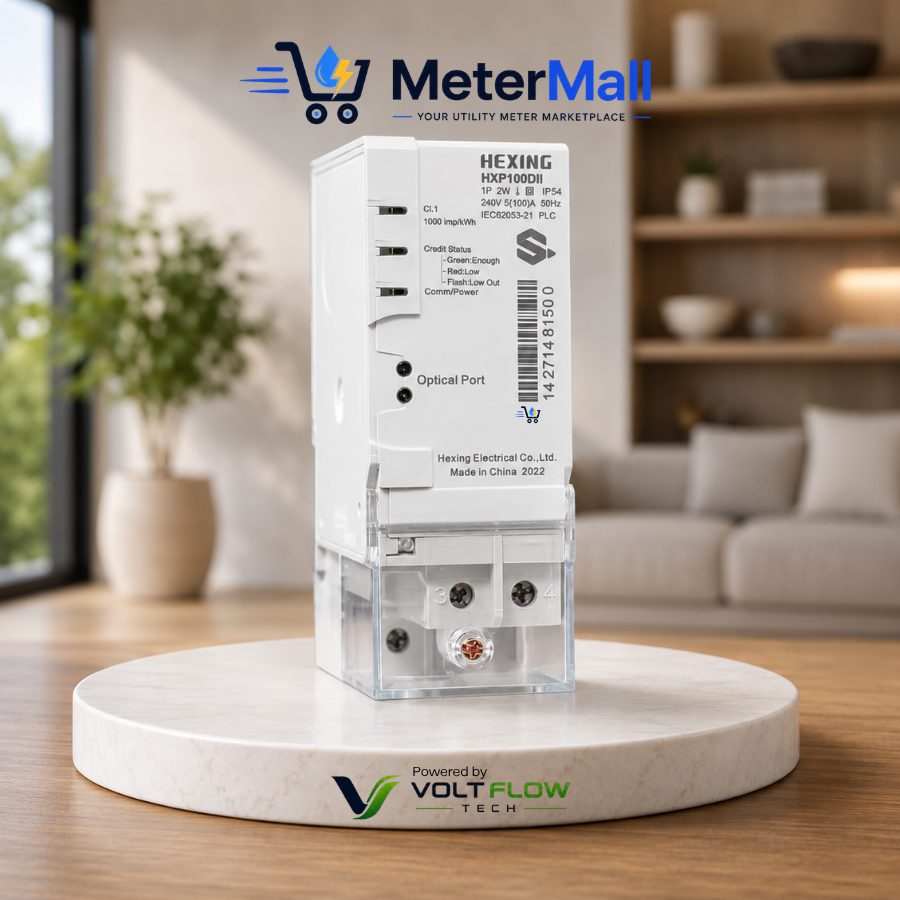 HXP100DII Prepaid Electricity Meter + CIU